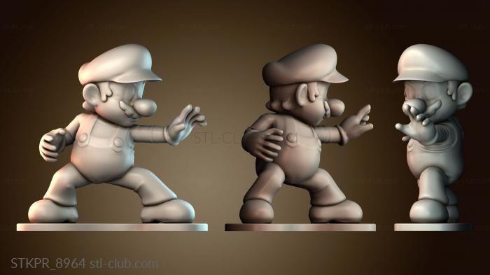 Статуэтки упрощенные Супер Марио