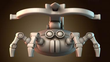 3D модель Робот паук фамильяр (STL)