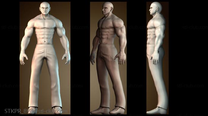 Статуэтки упрощенные Мужчина боксер