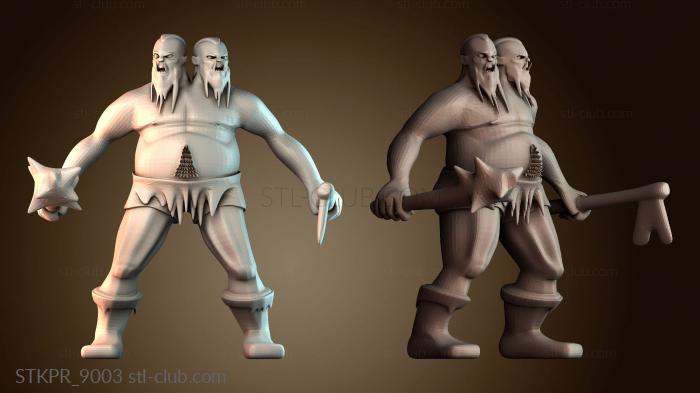 Статуэтки упрощенные Эттин монстр