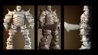 3D модель Железный Голем (STL)