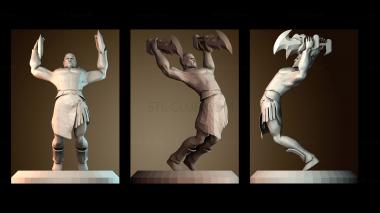 3D модель Kratos lucha (STL)