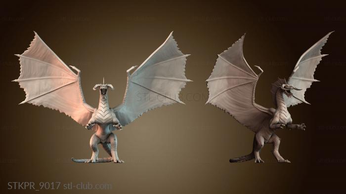 Статуэтки упрощенные Черный дракон древний