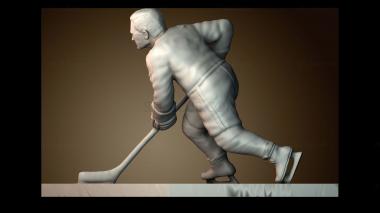 3D модель Хоккей мужской (STL)