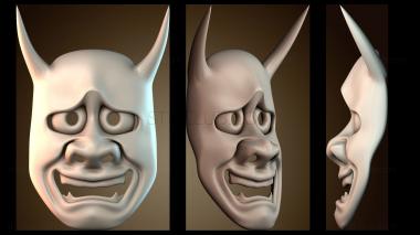 3D модель Маска демона фэнтези (STL)