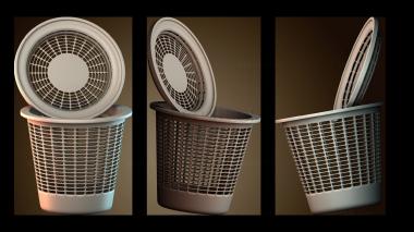 3D модель Корзина не пластиковый материал (STL)