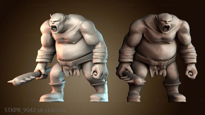 Статуэтки упрощенные Чурли, орк приспешник