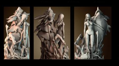 3D модель Лилия пробуждается (STL)