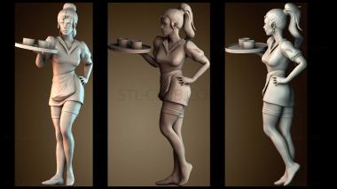 3D модель Официантка (STL)