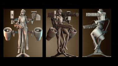 3D модель Робогёрл (STL)