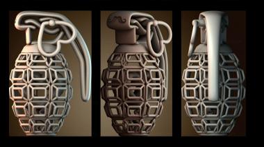 3D модель Декоративная ручная граната (STL)