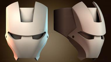 3D модель Дизайн бронированного шлема (STL)