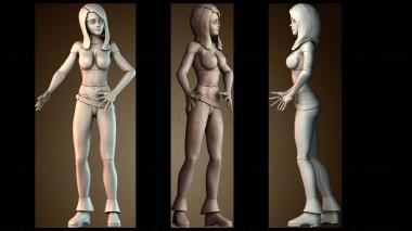 3D модель Кукла девочка (STL)