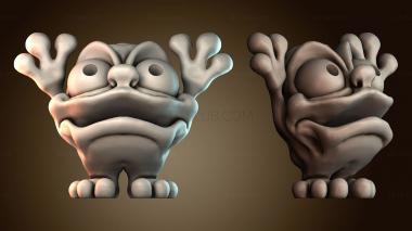 3D модель Клякса (STL)