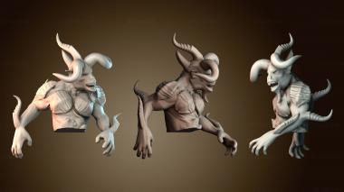 3D модель Низкополигональный минотавр (STL)