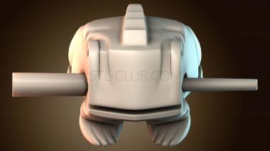 3D модель Дизайн робота кролика (STL)