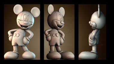 3D модель Микки Маус (STL)