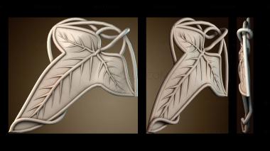 3D модель Элемент дизайна листа (STL)