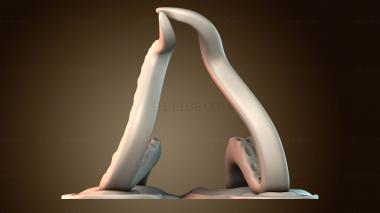 3D модель Абстрактная скульптура рук (STL)