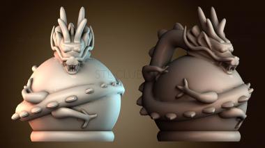 3D модель Скульптура драконьего гребня (STL)