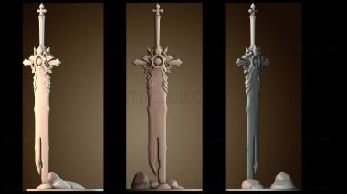 3D модель Изысканный дизайн меча (STL)
