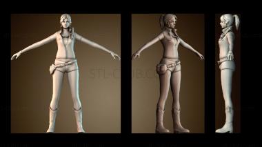 3D модель Клэр Редфилд (STL)