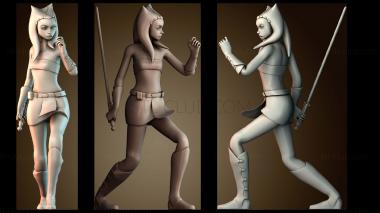 3D модель Асока Тано (STL)