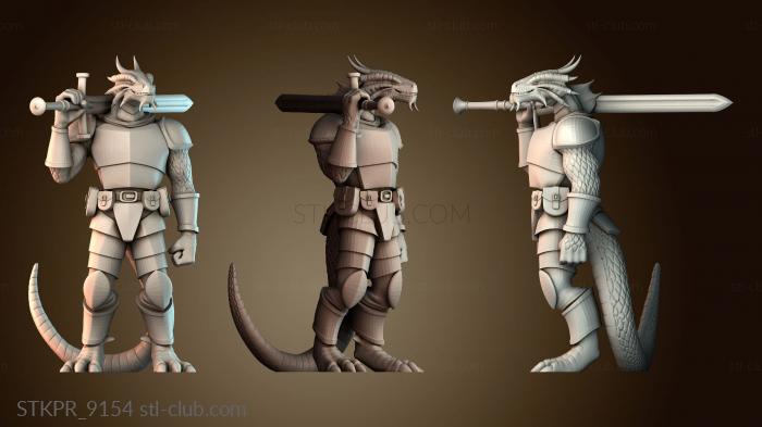 Статуэтки упрощенные Бронзовый полудракон