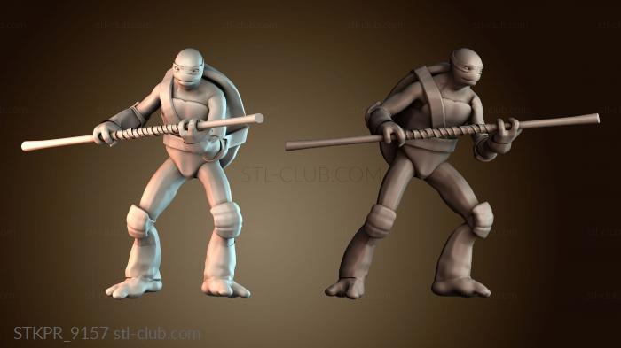 Статуэтки упрощенные Черепашки ниндзя