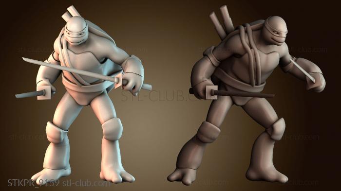 Статуэтки упрощенные Черепашки ниндзя