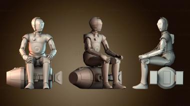 3D модель Робот C 3PO (STL)