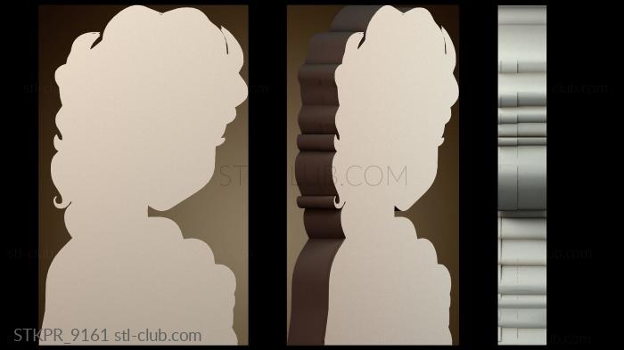 Статуэтки упрощенные Силуэт женщины