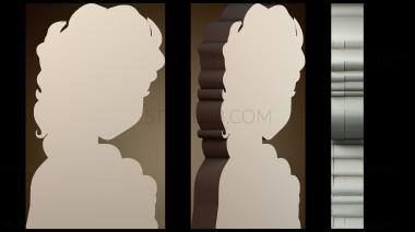 3D модель Силуэт женщины (STL)