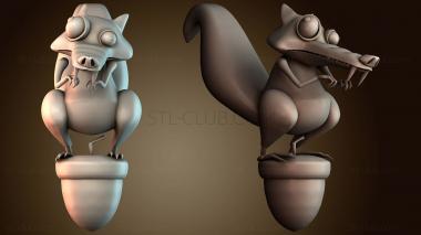 3D модель Белка (STL)