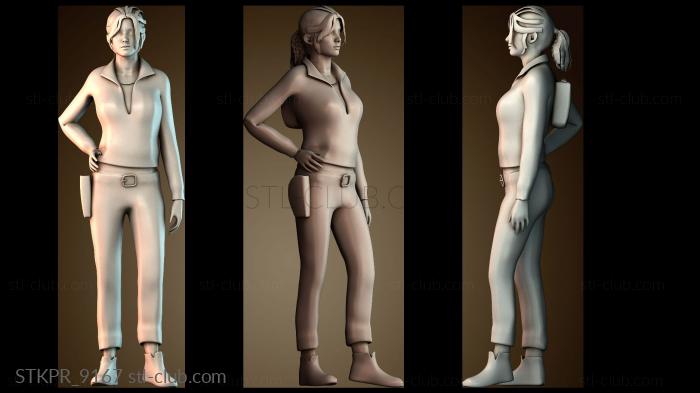 Статуэтки упрощенные Мисс Зои из серии Left 4 Dead