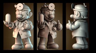 3D модель Доктор Марио (STL)