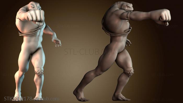 Статуэтки упрощенные Battletoad позировал