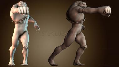 3D модель Battletoad позировал (STL)