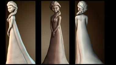 3D модель Принцесса Эльза (STL)