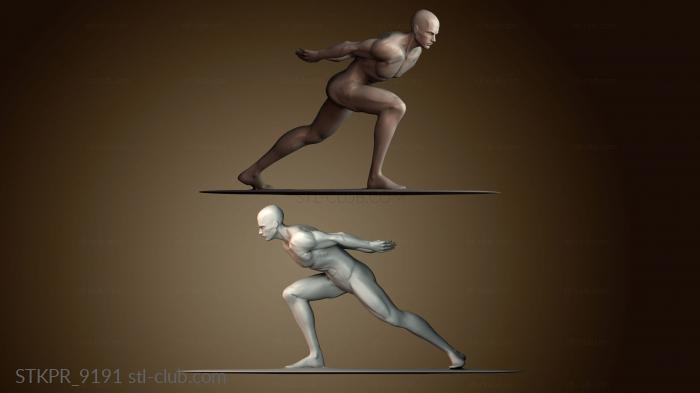 Статуэтки упрощенные Серебряный Серфер