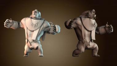 3D модель Альпийская Медведица в Доте 2 (STL)