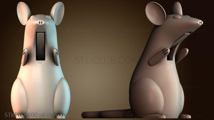 Статуэтки упрощенные Милая мультяшная мышка