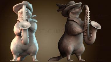 3D модель Барсук Бард (STL)