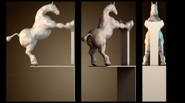 3D модель Лошадь подставка для книг (STL)