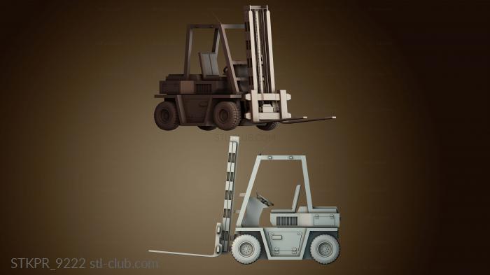 Статуэтки упрощенные Вилочный погрузчик