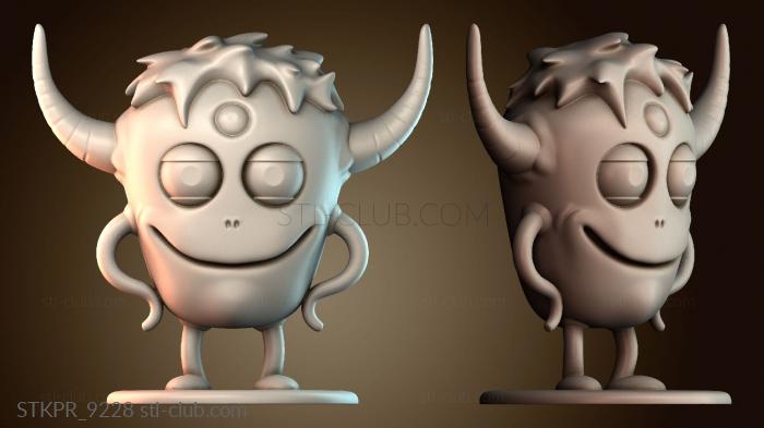 Статуэтки упрощенные Забавный монстр