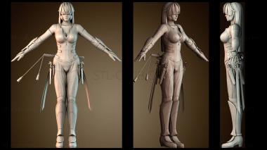 3D модель Касуми ниндзя (STL)