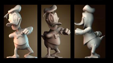 3D модель Дональд (STL)
