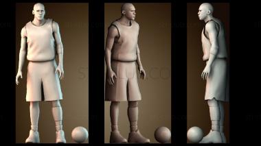 3D модель Баскетболист (STL)