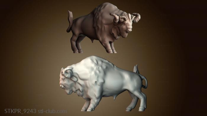 Статуэтки упрощенные Зубр